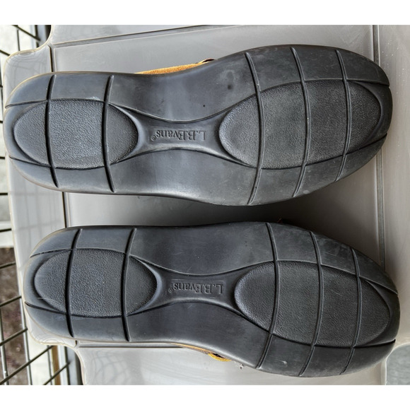 L.B. EVANS Yukon Moccasin 1131 Saddle Leather Upper Slippers shoes SZ 9M - Picture 6 of 11